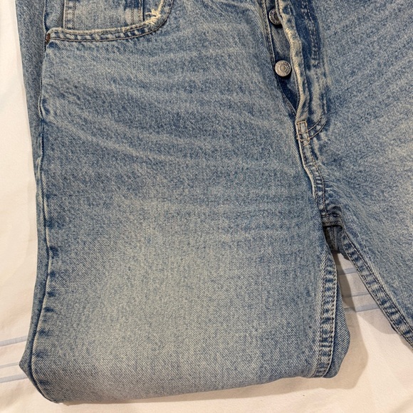 Zara Light Blue Flare Jeans - Picture 6 of 6